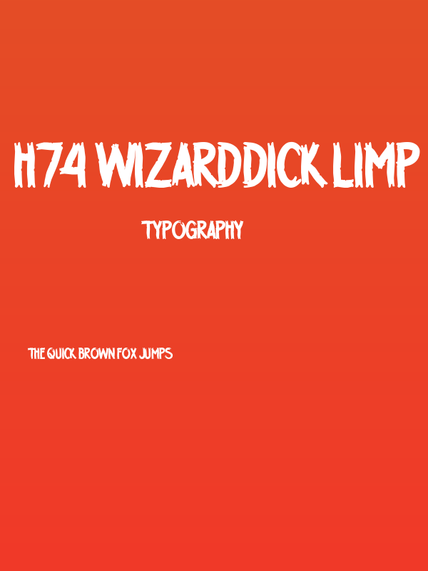 H74 WizardDick Limp Poster