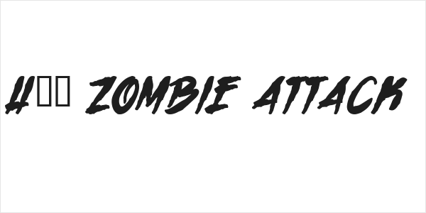 H74 Zombie Attack Logo