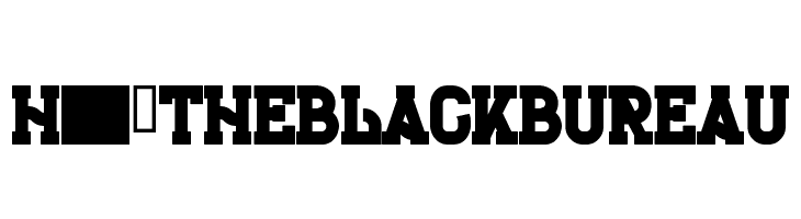 H74_TheBlackBureau  Скачать бесплатные шрифты
