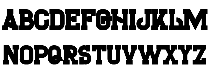H74_TheBlackBureau Font LOWERCASE