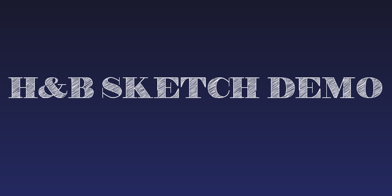 H&B Sketch Demo Social Header