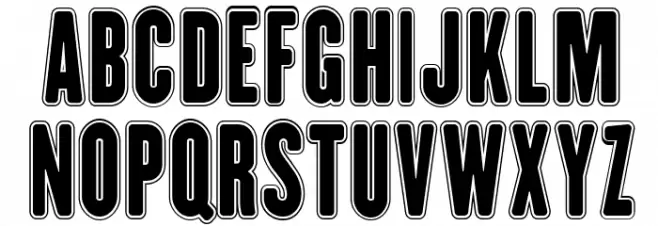H.H. Agallas Schriftart Groß