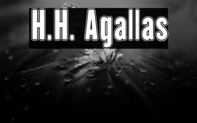 H.H. Agallas Font examples