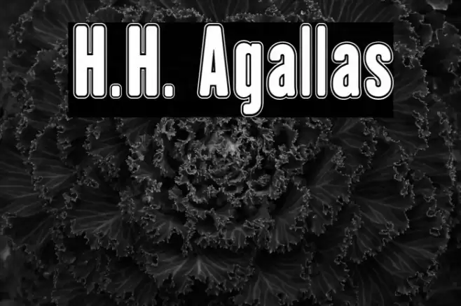 H.H. Agallas Font examples