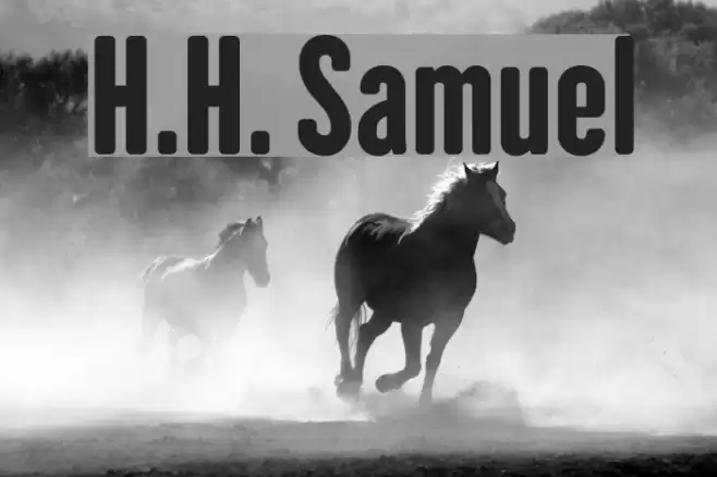 H.H. Samuel Font examples