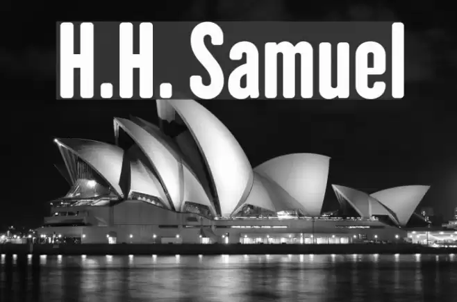 H.H. Samuel Font examples