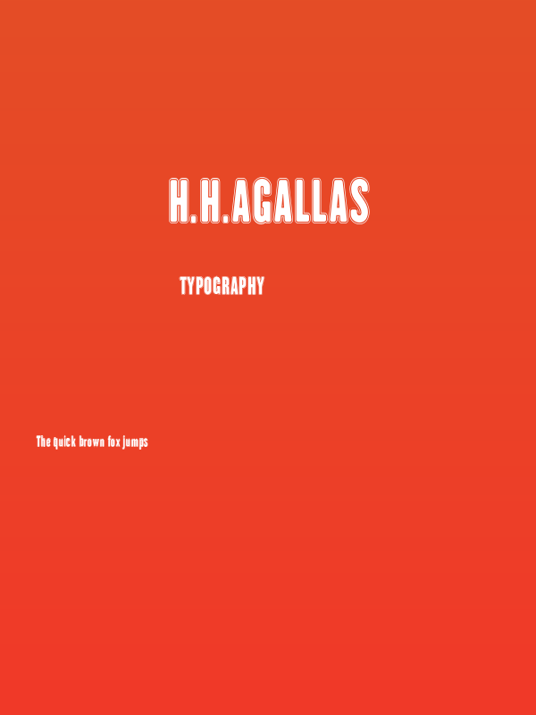 H.H.Agallas Poster