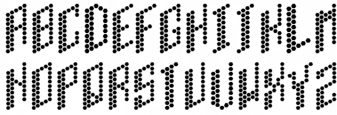 H.I.B. Cell Plain Schriftart Kleinbuchstaben