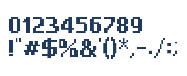 HABESHAPIXELS-Bold Other Characters