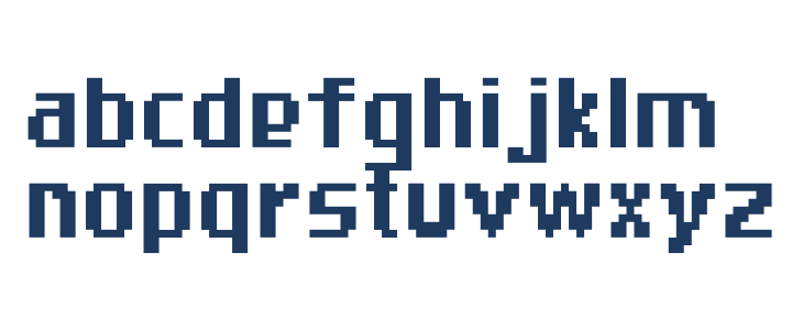 HABESHAPIXELS-Bold Lowercase