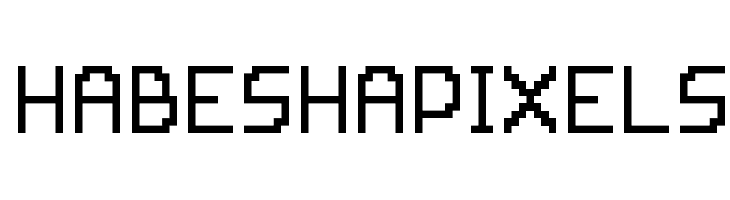 HABESHAPIXELS  免费字体下载