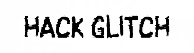 HACK GLITCH  नि: शुल्क फ़ॉन्ट्स डाउनलोड