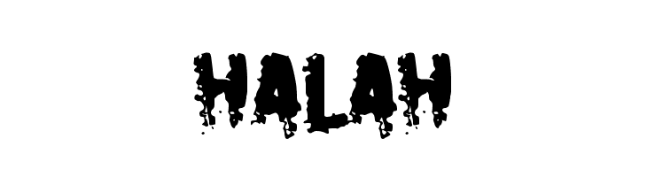HALAH  Free Fonts Download