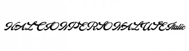 HALCION PERSONAL USE Italic  Fuentes Gratis Descargar