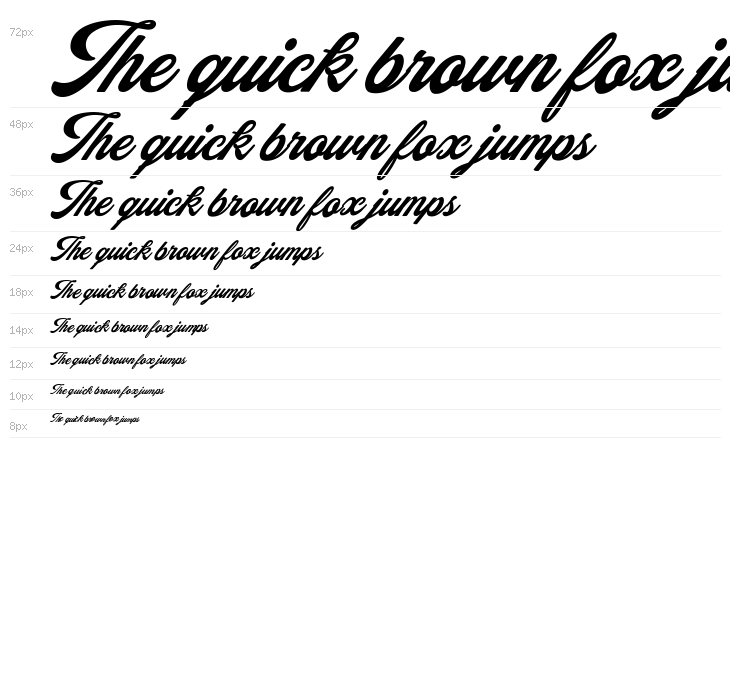 HALCION PERSONAL USE Italic Waterfall