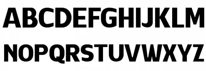HALIWISTA Font Litere mari