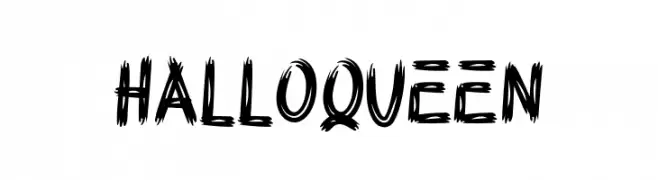 HALLOQUEEN  Frei Schriftart Herunterladen