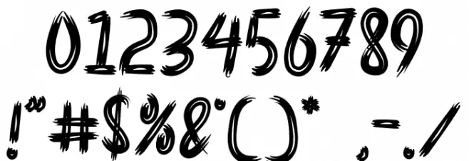 HALLOQUEEN Font OTHER CHARS