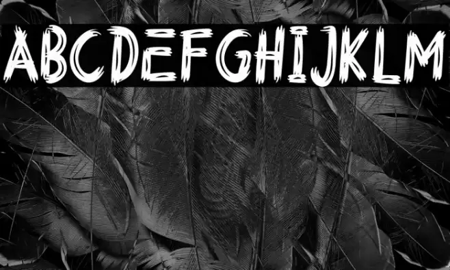 HALLOQUEEN Font examples