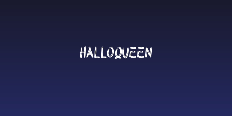 HALLOQUEEN Social Header