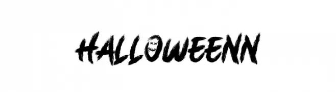 HALLOWEENN  フリーフォントのダウンロード