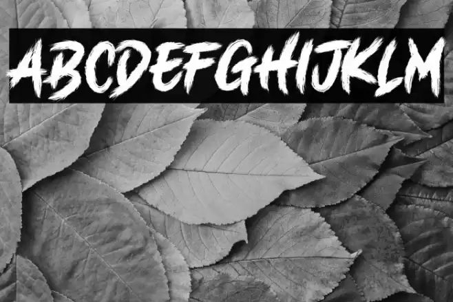 HALLOWEENN फ़ॉन्ट examples