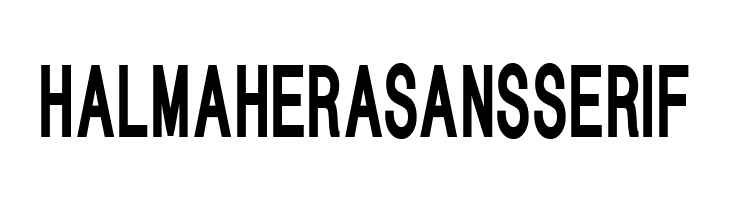 HALMAHERA SANS SERIF  Free Fonts Download