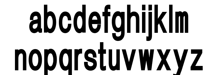 HALMAHERA SANS SERIF Font LOWERCASE