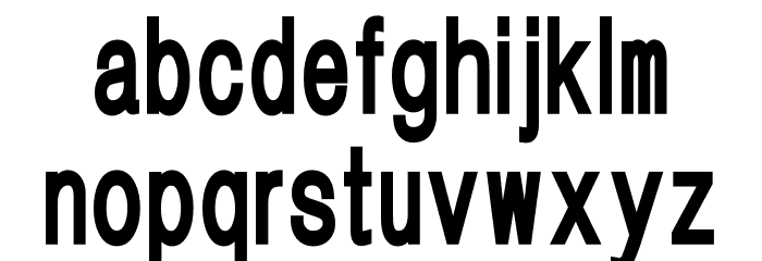 HALMAHERA SANS SERIF Font LOWERCASE