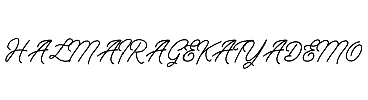 HALMAIRA GEKATYA DEMO  font caratteri gratis