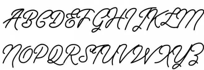 HALMAIRA GEKATYA DEMO Schriftart Groß