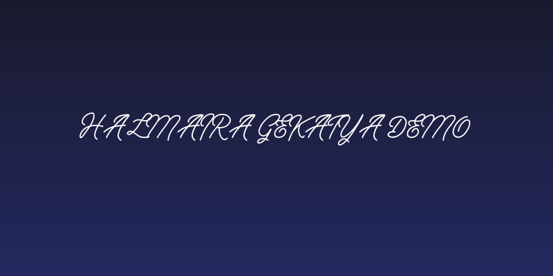 HALMAIRA GEKATYA DEMO Social Header