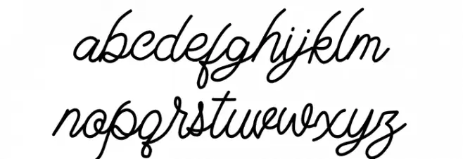 HALMAIRA GEKATYA DEMO Schriftart Kleinbuchstaben