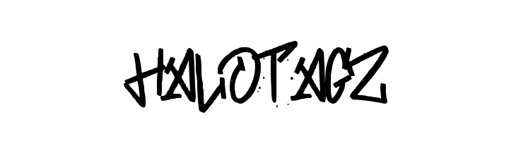 HALOTAGZ Free Fonts Download