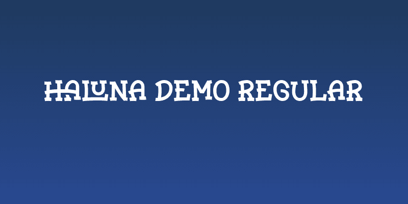 HALUNA DEMO Regular Social Header
