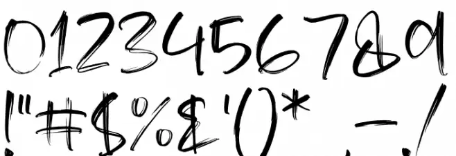 HAMBERG Font OTHER CHARS