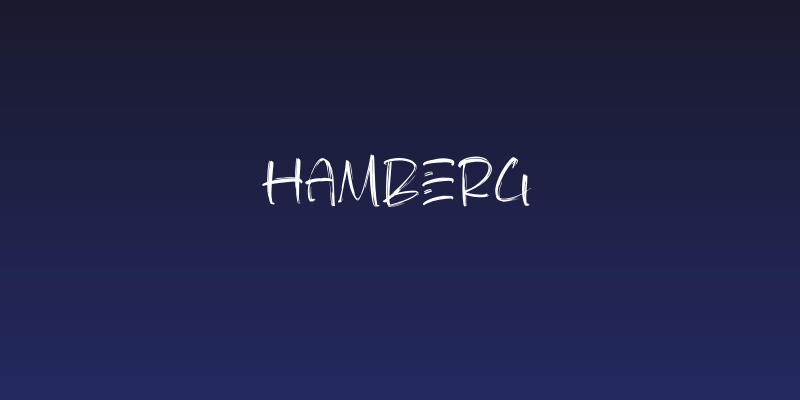 HAMBERG Social Header