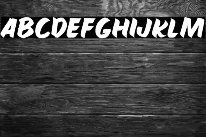 HAMBURGUER PERSONAL USE Font examples