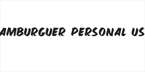 HAMBURGUER PERSONAL USE Logo