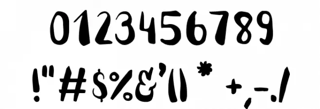 HAMMOCK-Black Font OTHER CHARS