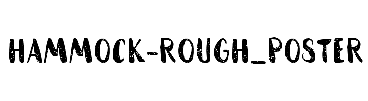 HAMMOCK-Rough_Poster  baixar fontes gratis