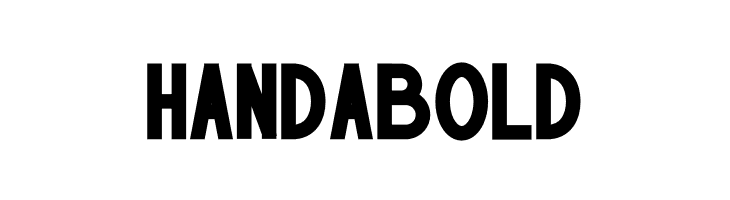 HANDA Bold  Free Fonts Download
