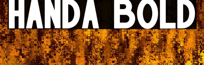 HANDA Bold Font examples