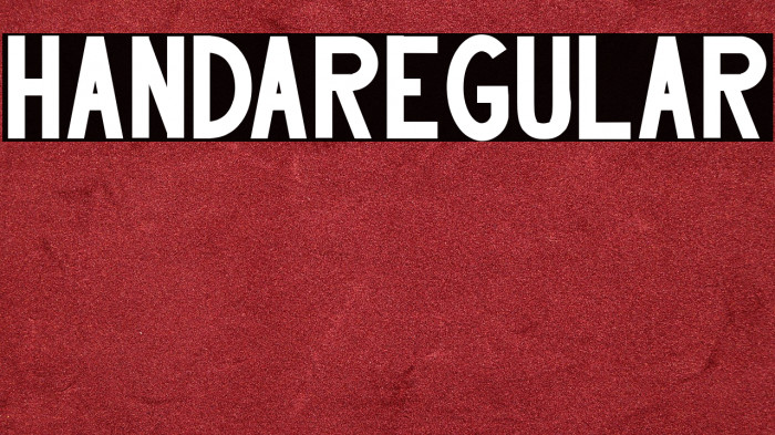 HANDARegular Example 1