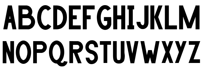HANDARegular Font LOWERCASE