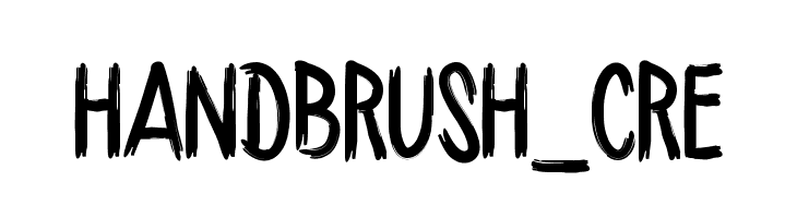 HANDBRUSH_CRE Font