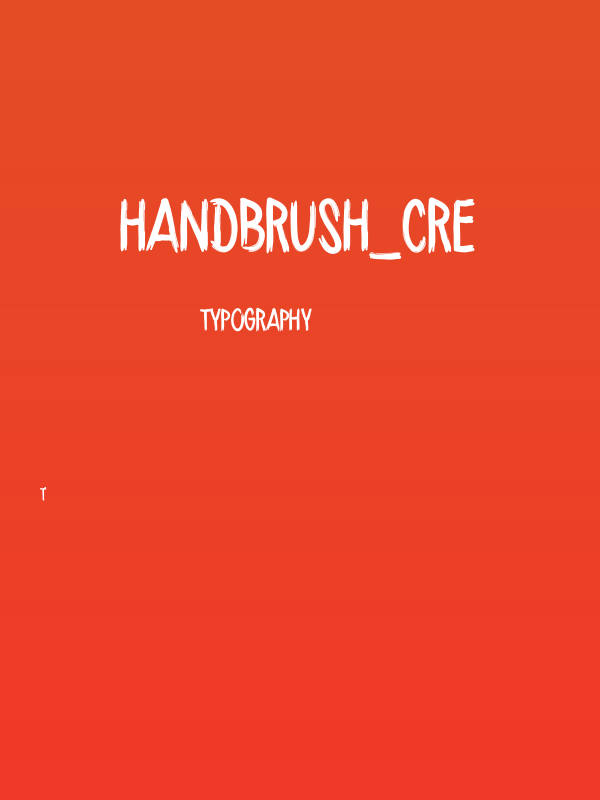 HANDBRUSH_CRE Poster