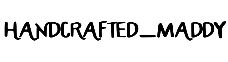 HANDCRAFTED_MADDY  Frei Schriftart Herunterladen
