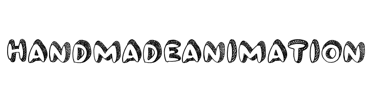 HANDMADE ANIMATION  font caratteri gratis
