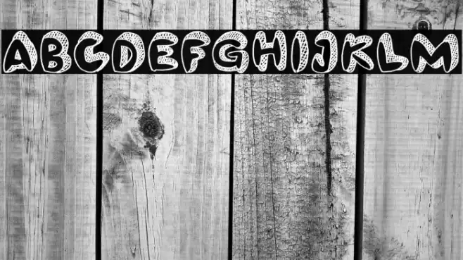 HANDMADE ANIMATION Font examples